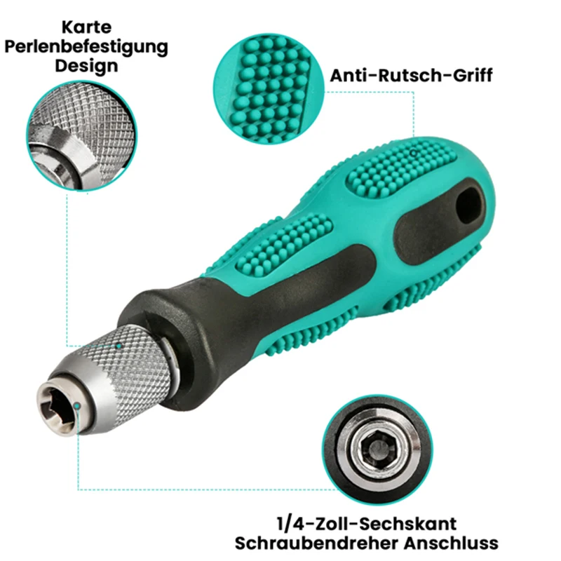 100mm Hex Head Screwdriver Bit with Holder 1/4 Inch Hex Shank Allen Wrench Drill Bit SAE Metric Magnetic Hex Bit Set