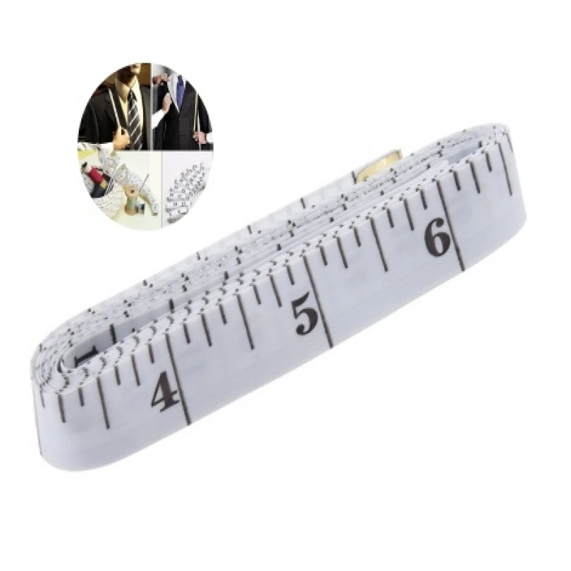 

2M White Waist Circumference Soft Tape Measure Clothing Body Measuring Ruler Scale Sewing Tailor Tape