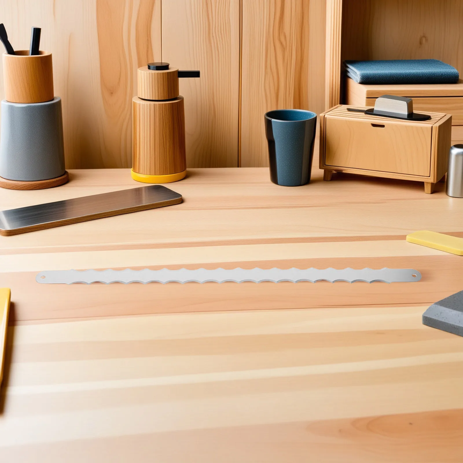 4 szt. Ostrza do krojenia chleba, dwustronne, ze stali nierdzewnej, ząbkowane ostrza zamienne, 26,7 cm, narzędzie do krojenia chleba, akcesorium do piekarni