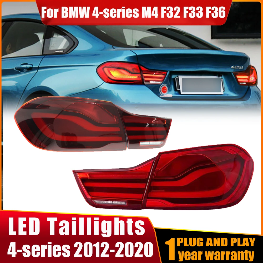 

2pcs LED Taillamp For BMW 4-series M4 F32 F82 F33 F83 F36 2012-20 Taillight Assembly Running Lamp Sequential Turn Signal 418 420