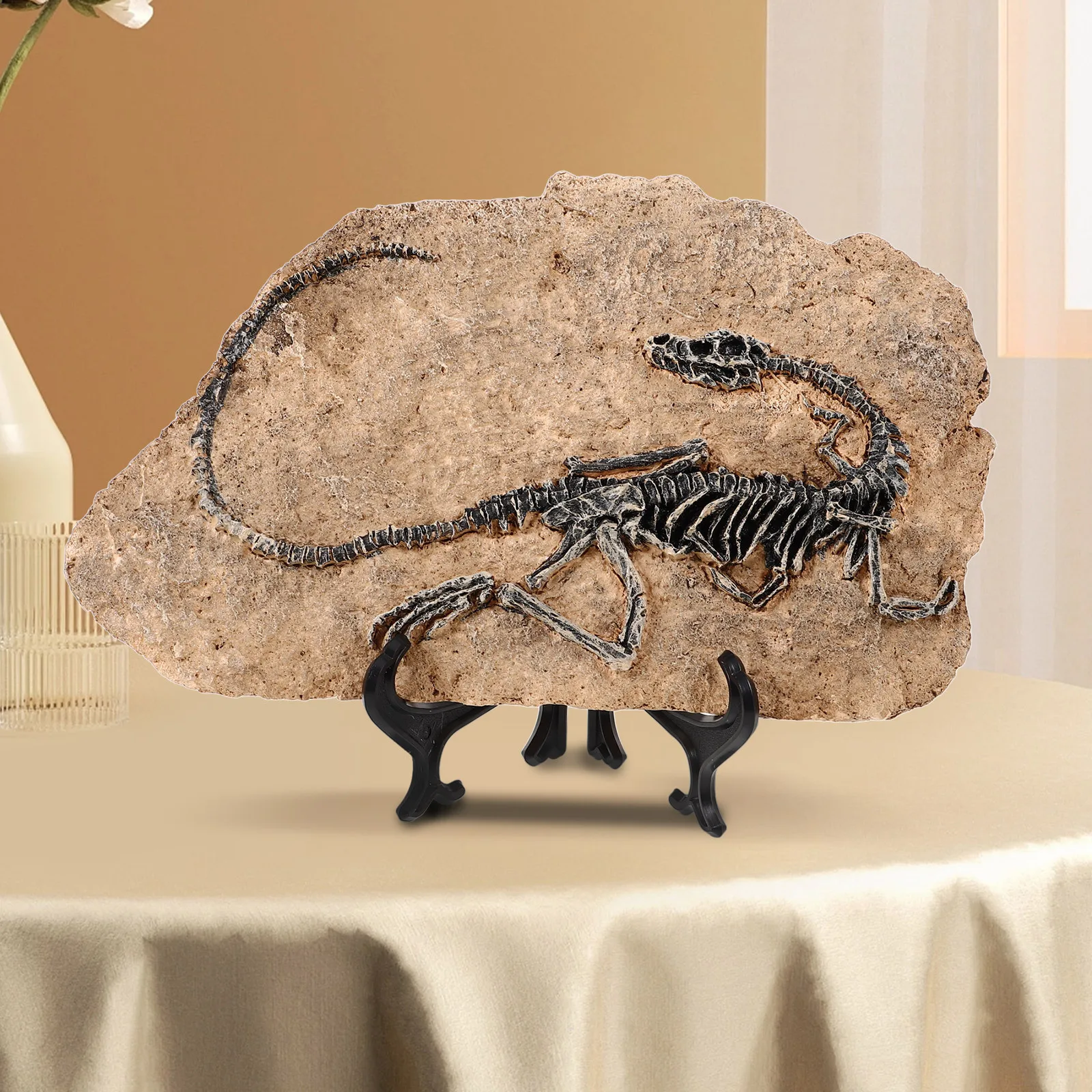 

Dinosaur Resin Craft Desktop Ornament Mini Dinosaur Decoration Teaching Sample for Kids Paleontology Gift
