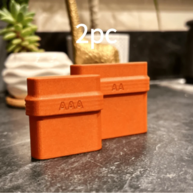 Combination AA/AAA Battery Storage Box, a Portable and Compact Battery Container Suitable for Home and Office Use