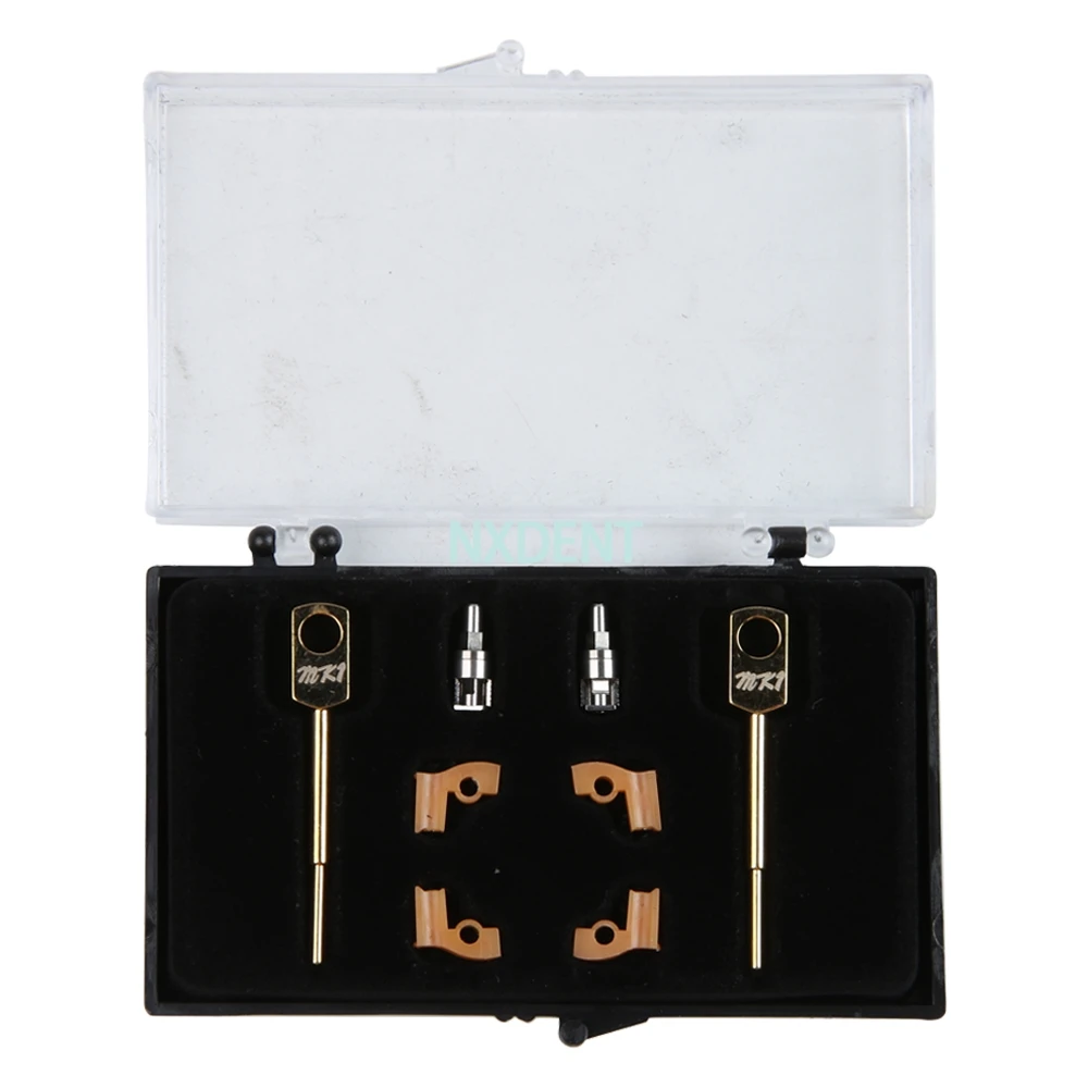 2 Sets/box Dental Lab MK1 Attachments Parts Technician Instrumentfor Metal Partials Dentist Material Products