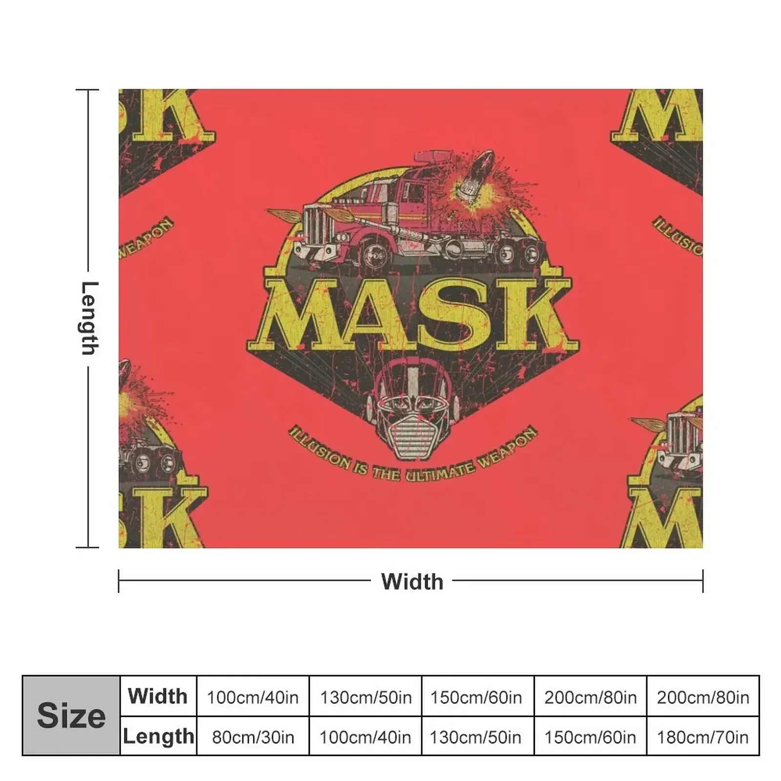 M.A.S.K. - Mobile Armored Strike Kommand 1985 Throw Blanket Blankets For Sofas Decorative Sofas Weighted bed plaid Blankets