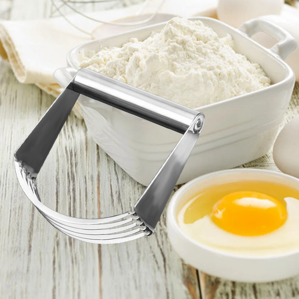 Kitchen Accessories Flour Mixer Baking Pastry Blades Stainless Steel Butter Lard Cutter Manual Dough Blender Baking Tools