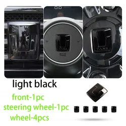 For Great Wall GWM WEY Tank 300 Accessories 2020 2021 2022 2023 Car Front Emblem Badge Decals Black Badge Logo Sticker Cover