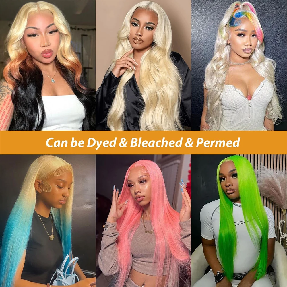 200% Density 613 Straight 13x6 HD Lace Frontal Wig 40 46 Inch Honey Blonde Colored 13x4 HD Front Human Hair Wigs For Black Women