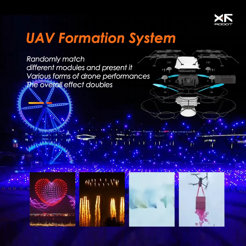 XF-S3C UAV Light Show Drone show performance/Special large-scale commercial performance using light show/performance special UAV