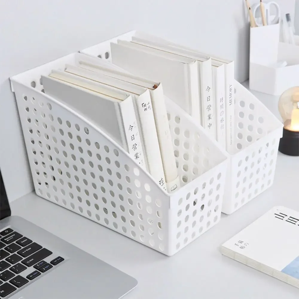 Multi-Functional Minimalism Document Holder White Paper Organizer Student Book Pencil Archives Contract Sundries Storage Box