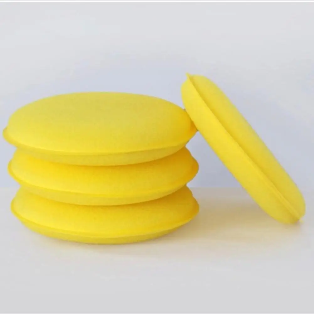 

Optical Plastics Sponge Car Waxing Sponge Ultra-soft Car Polishing Sponges Set of 12 Round Foam Discs for Waxing Care Auto for A