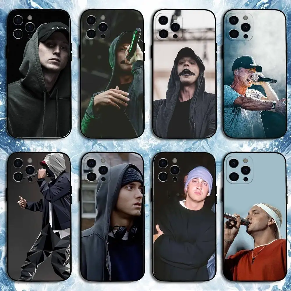 

NF Rapper Phone Case For iPhone17,16,15,14,13,12,11 Plus,Pro Max, Soft Silicone Black Cover