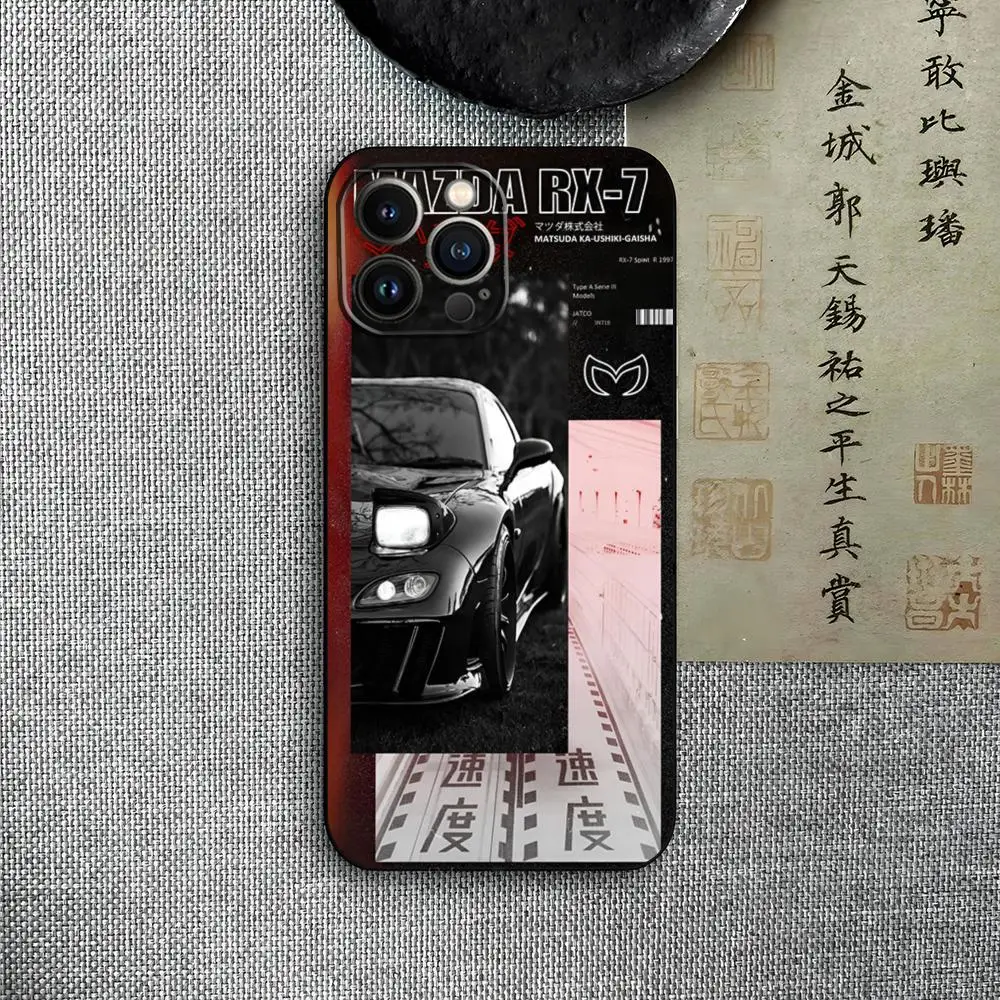 Japan Car Mazda Luxury Fashion phone case For Xiaomi 14 12 Pro 11 13 Lite 10T 12X 11i F3 Note couple gift redmi POCO M4 M3 X4