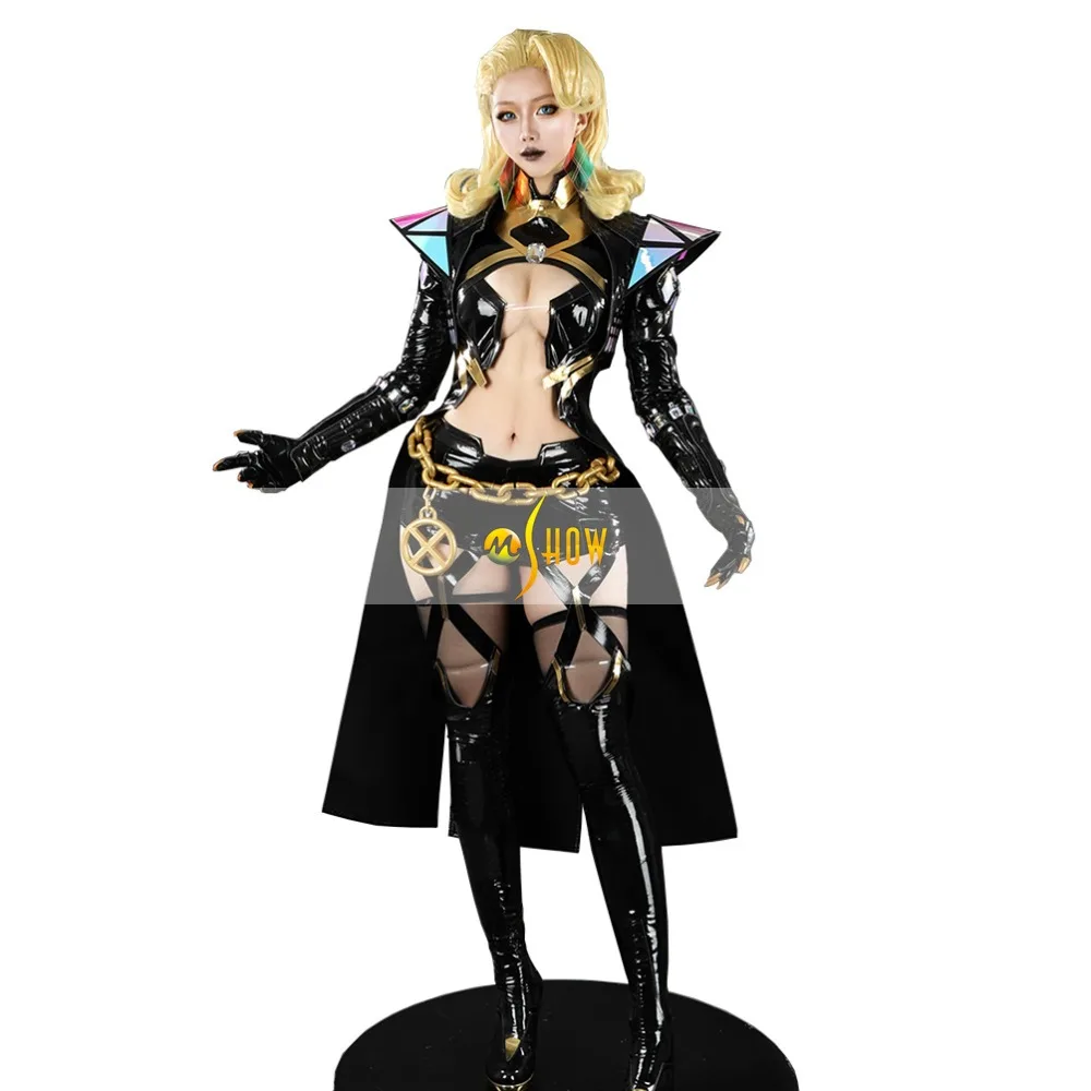 

Marv Rivals White Queen Cosplay Emma Grace Frost Hero Suit Women X-REVOLUTION Fancy Halloween Costume Adults