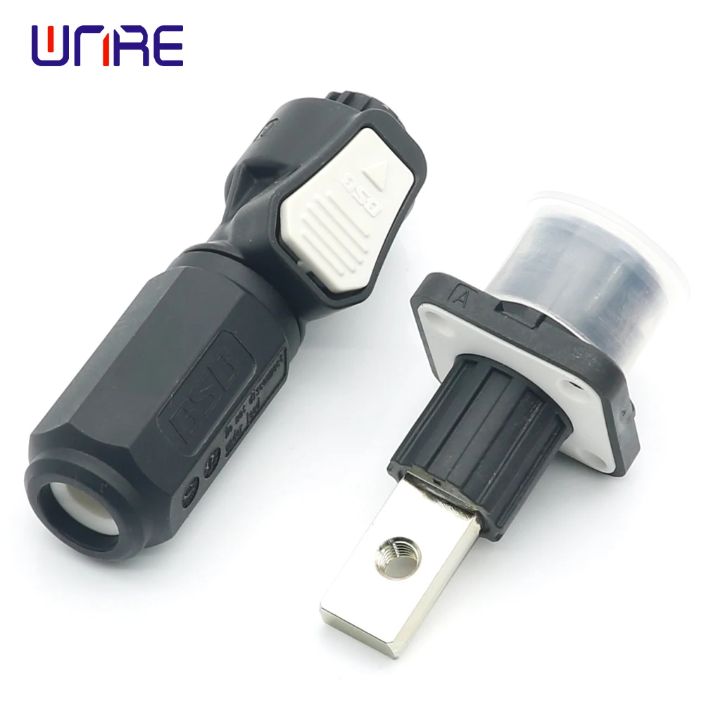 High Voltage Battery Energy Storage Connector Straight Plug Terminal 80/100A