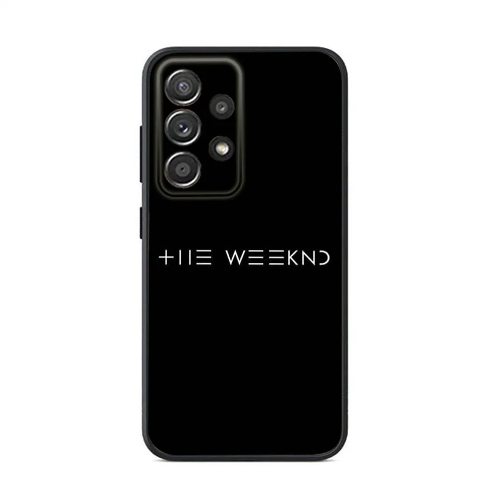 The W-Weeknd XO Phone Case For Samsung S24,S23,S22,S21,S20,S10,S10E,S9 Plus FE Note 20 Ultra 10,9 Plus Black Case