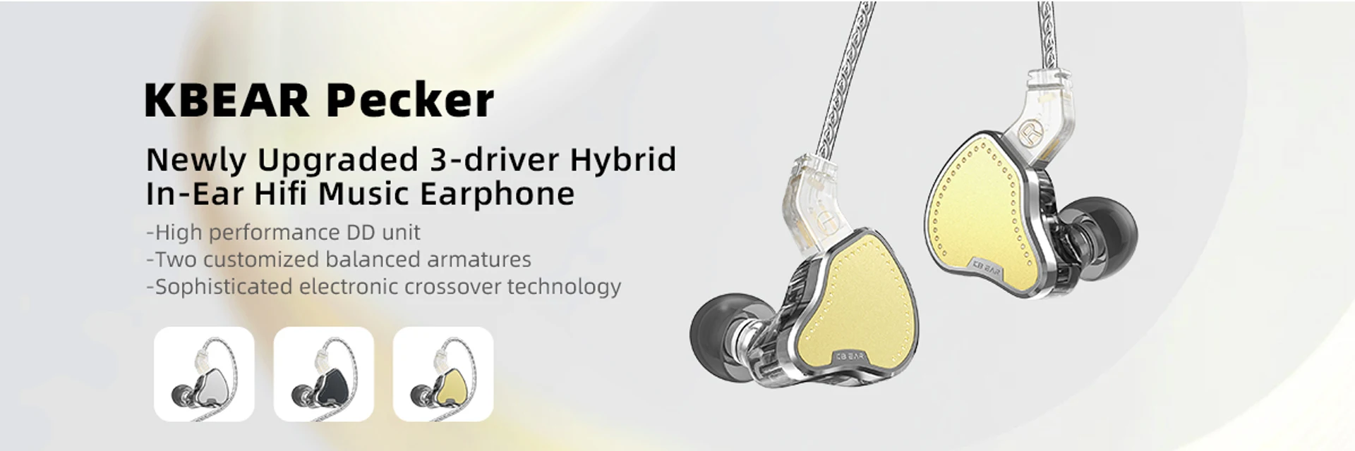 Kbear 4-adriges Kupfer-Upgrade-Kopfhörer kabel 2-poliger/qdc/mmcx/tfz-Ohrhörer anschluss für kbear kb06 kz zsn pro Kopfhörer-Hifi-Headset – Detail 2