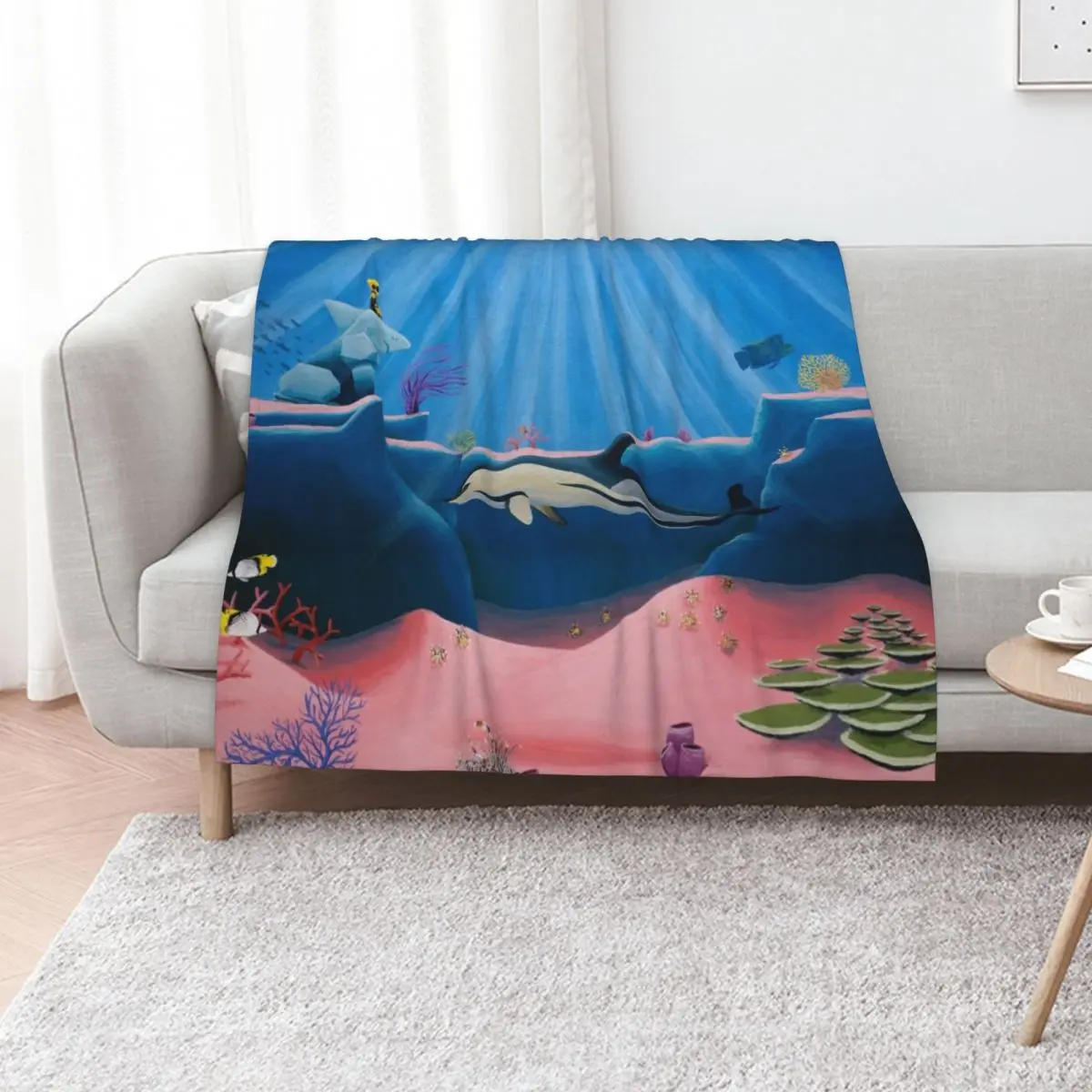 

Meditate Throw Blanket Decoratives christmas gifts valentine gift ideas Sofa Blankets