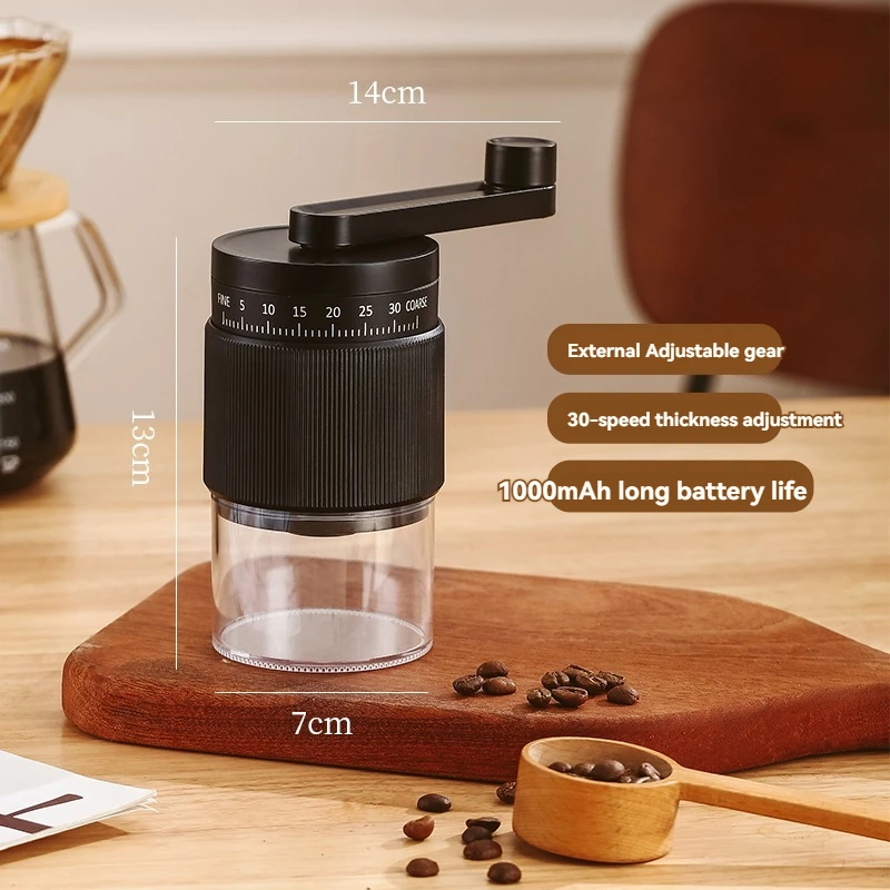 Hand Made Italian Grinder Automatic Coffee Machine Rechargeable Coffee Grinder Household Small bean Grinder Portable Grinder