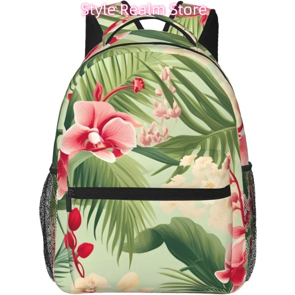 

Funny Vintage Flowers Lightweight Laptop Backpack Lightweight Multipurpose Travel Casual Daypack Unisex College Backapcks for Me