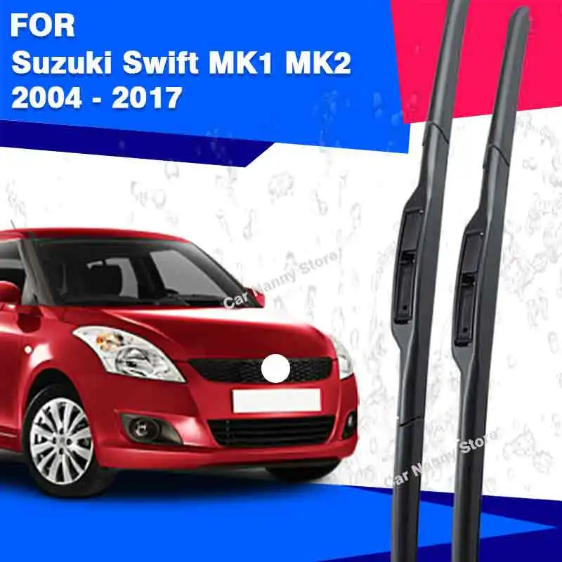 

Front Wiper Blades Set Kit For Suzuki Swift MK1 MK2 Hatchback 2004 - 2017 GTI Sport Windscreen Windshield Window Car Accessories