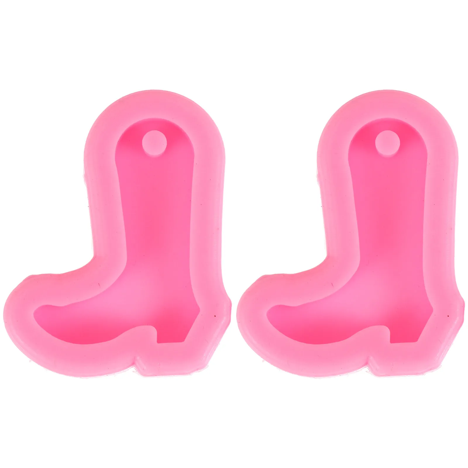 High Heel Silicone Molds 2pcs – Food-Grade Flexible DIY for Keychains, Fondant, Resin Casting & Bag Charms