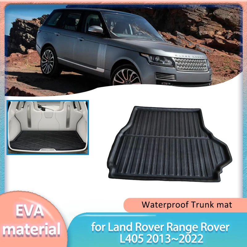 

Коврик в багажник автомобиля для Land Rover Range Rover L405 2013 ~ 2022 2014 подкладка для багажника грузовой напольный ковер для багажа водонепроницаемый чехол аксессуары