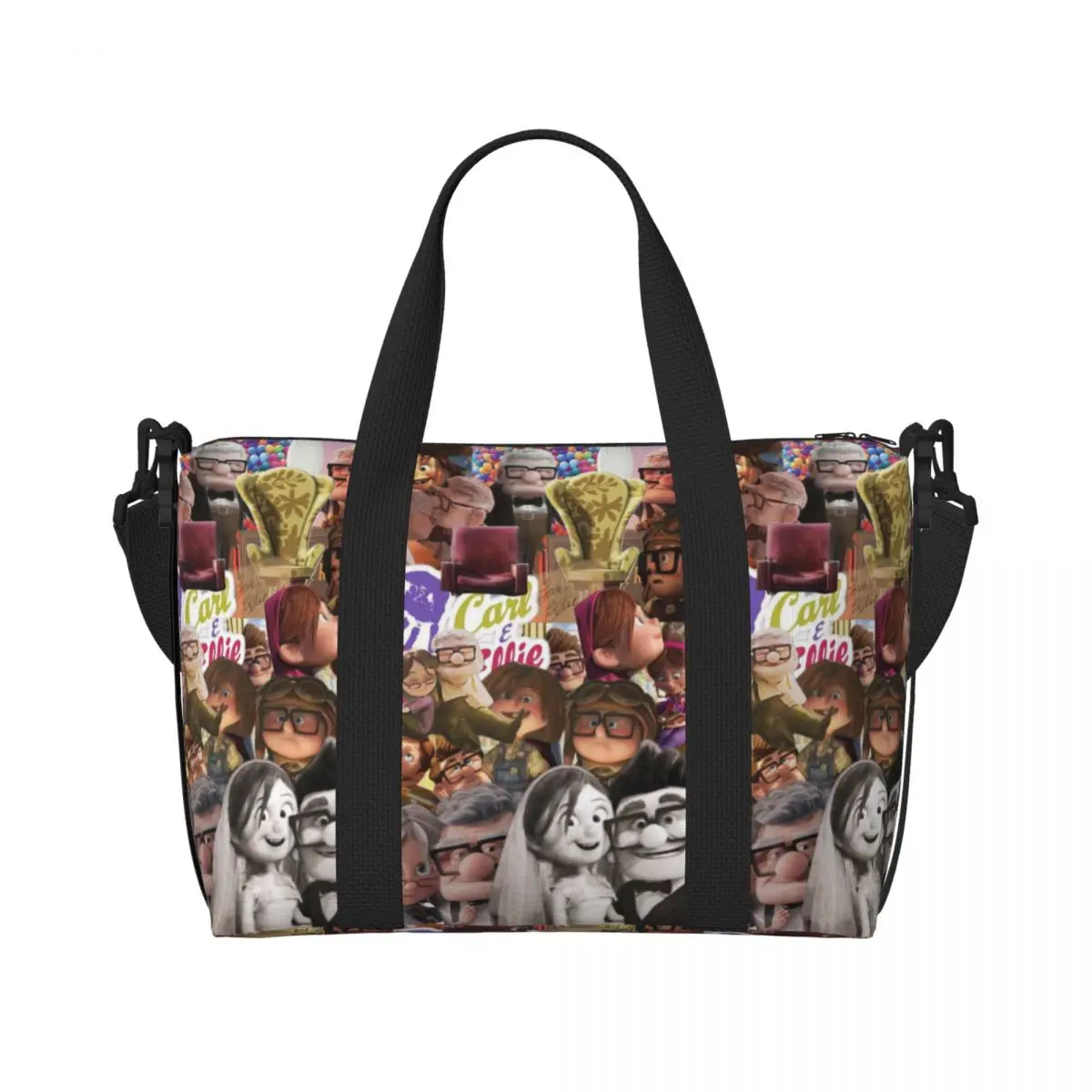 

Custom UP Groceries Tote Shopping Bag Women Big Capacity Gym Beach Travel Bags