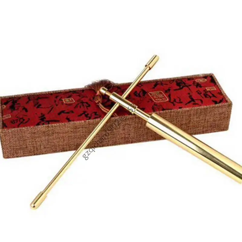 X7AB Dowsing Rods Flexible Rotation Copper Divination Tools,Retractable Portable Spirit Rods for Water Divining
