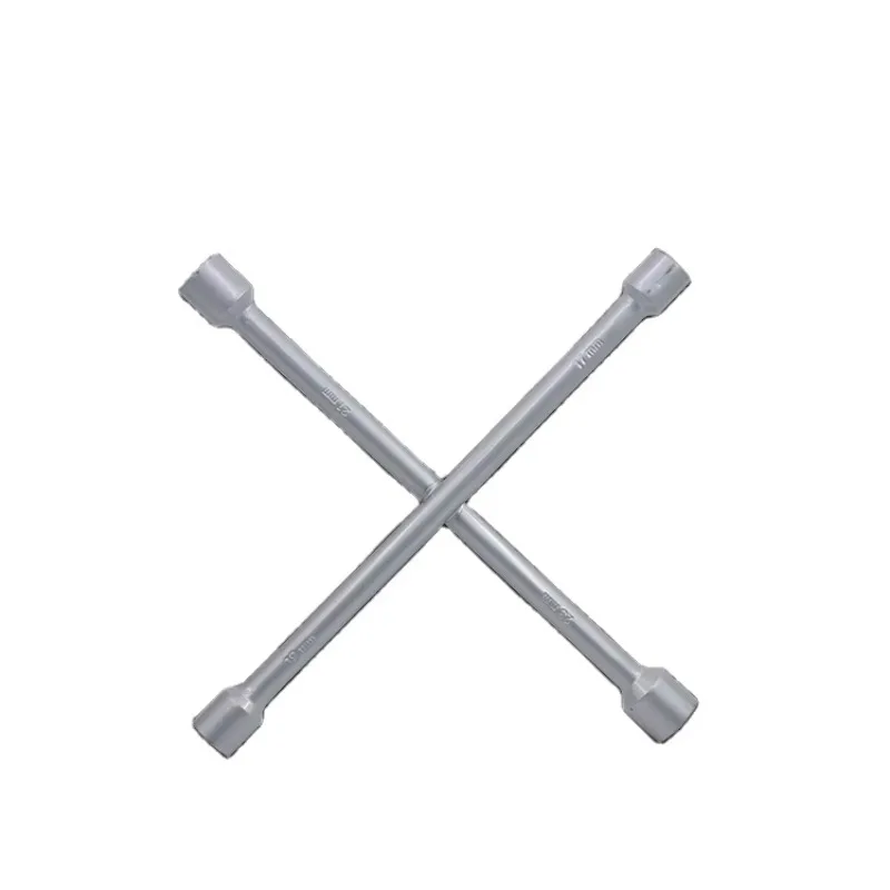 

CROWNMAN Mechanic Tool Professional Multifunctional Hand Hardware 14" Carbon Steel Cross Rim Spanner Auto Repairing Wrench