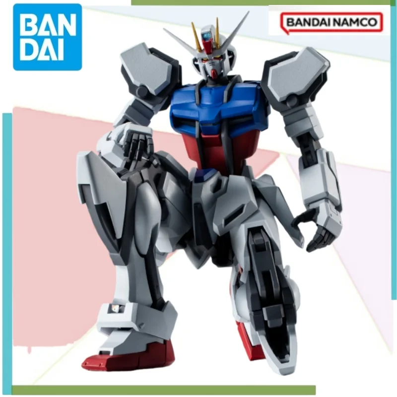 반다이 오리지널 애니메이션 모델 액션 피규어 건담 THE ROBOT SPIRITS GAT-X105 스트라이크 건담 버전 애니메이션 크리스마스 선물