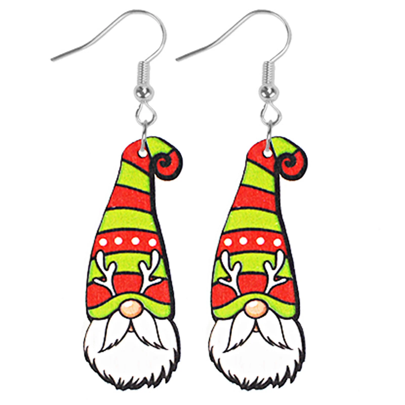 Christmas Dangle Earrings Lightweight Leather Earrings Bulk Gnome Earrings for Christmas Party Decorations