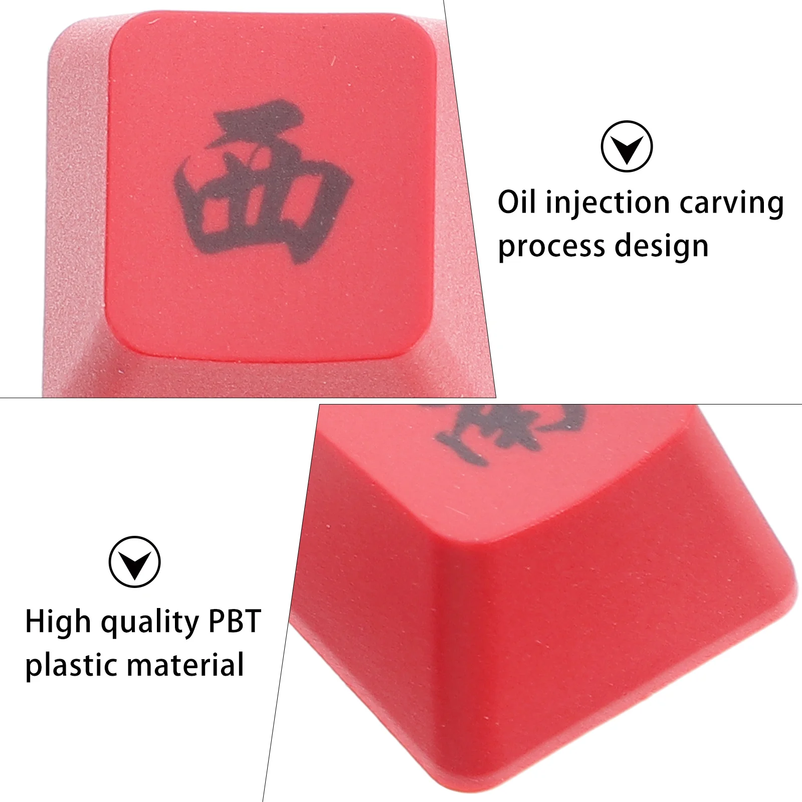 

1Set Pbt Mechanical Keyboard Key Caps Personalized Replacement Durable Engraved Oil Jet for Pc Gaming Computer Keycap