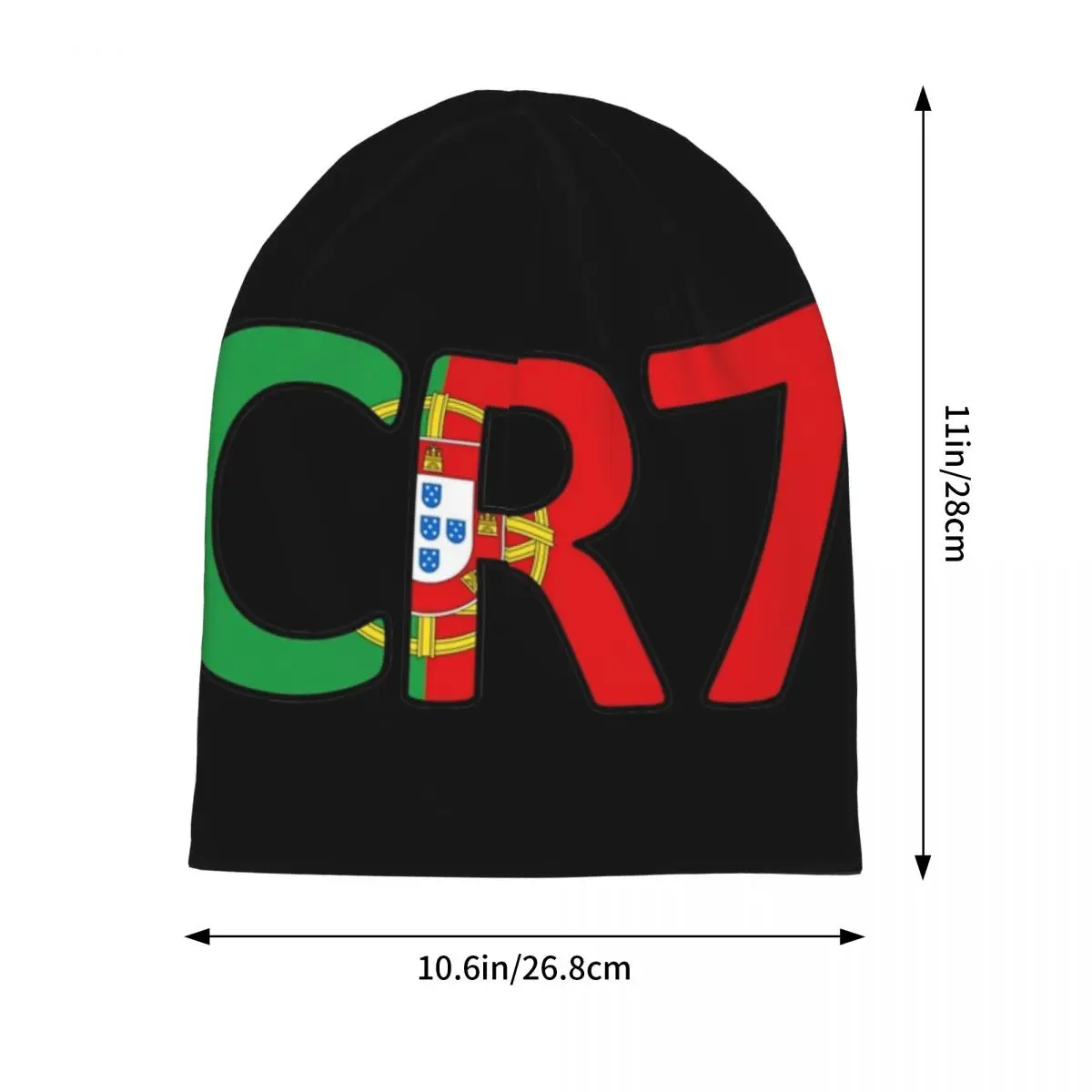 Number CR7 Football Skullies Beanies Hats Soccer Casual Men Women Outdoor Caps Warm Dual-use Bonnet Knitting Hats