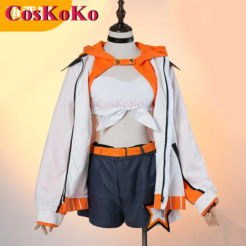 

CosKoKo Kiana Kaslana Cosplay Game Honkai Impact 3 Costume Sweet Lovely Uniform Daily Wear Halloween Party Role Play Clothing