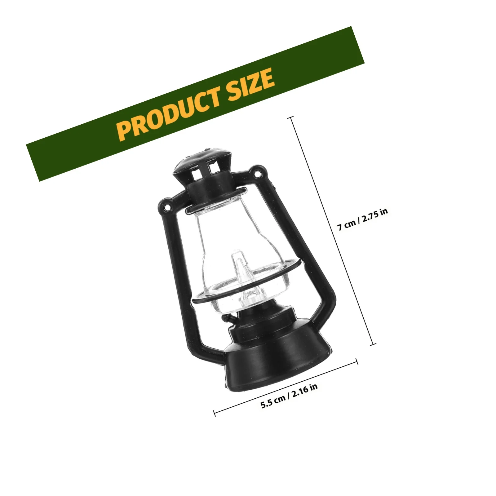 6 قطع مصباح محاكاة بتصميم ريترو جميل مثالي لزينة شجرة عيد الميلاد والإضاءة الداخلية والخارجية #3