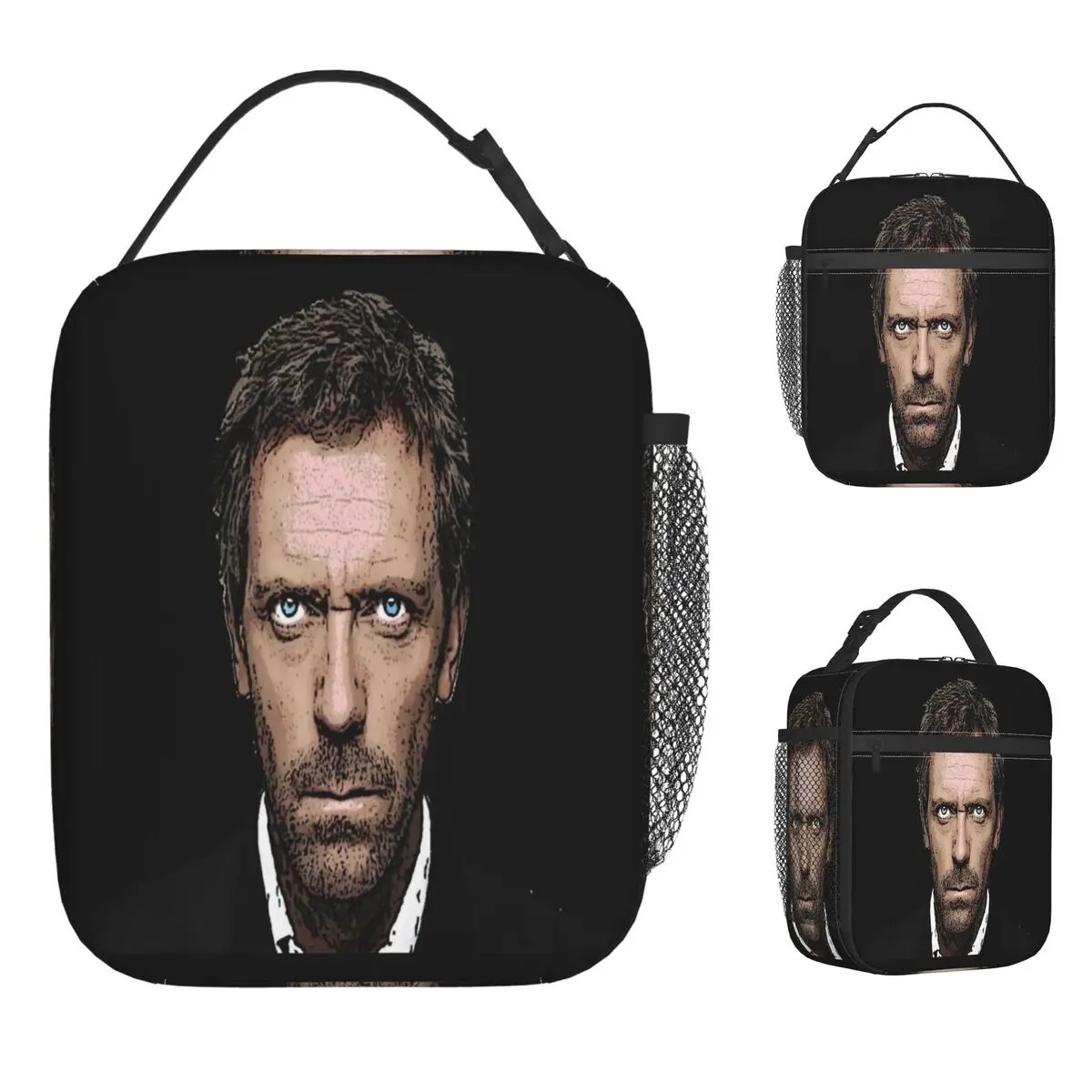 

Dr Gregory House Сумка для обеда Офисный ланч-бокс для унисекс Досуг Дизайнерские термосумки для обеда Оксфорд Портативная изолированная сумка-холодильник