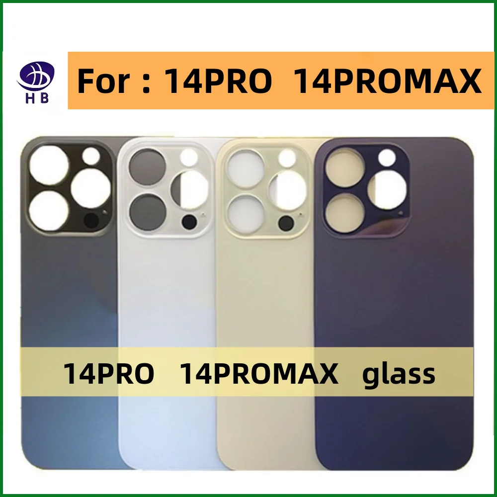 10 pieces Back Cover For iPhone X~14 Promax Full range model Large Camera Hole Replacement Rear Battery Glass Cover 13 Housing