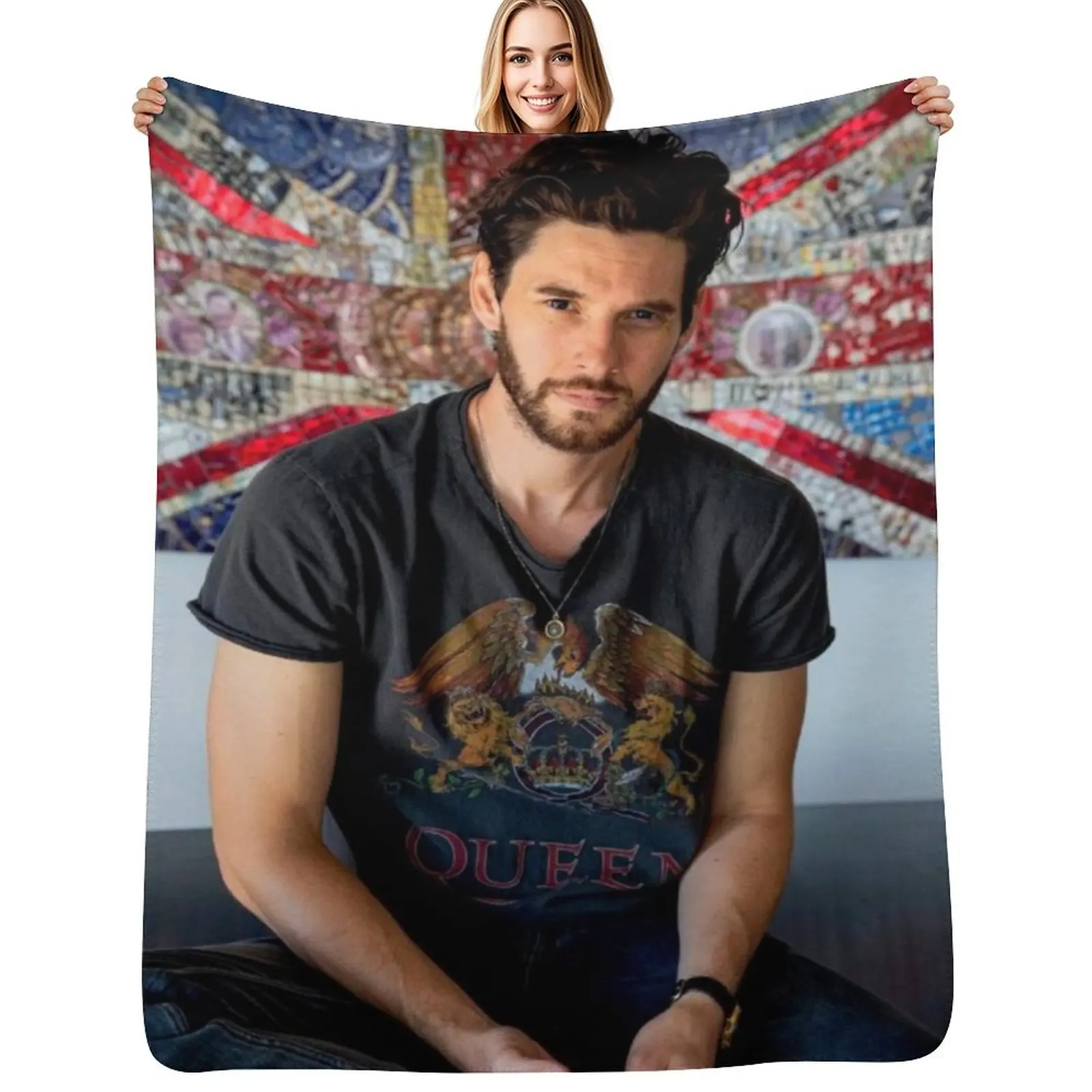 Ben Barnes on his Piano Throw Blanket Fade Resistant Durable Throw Blanket