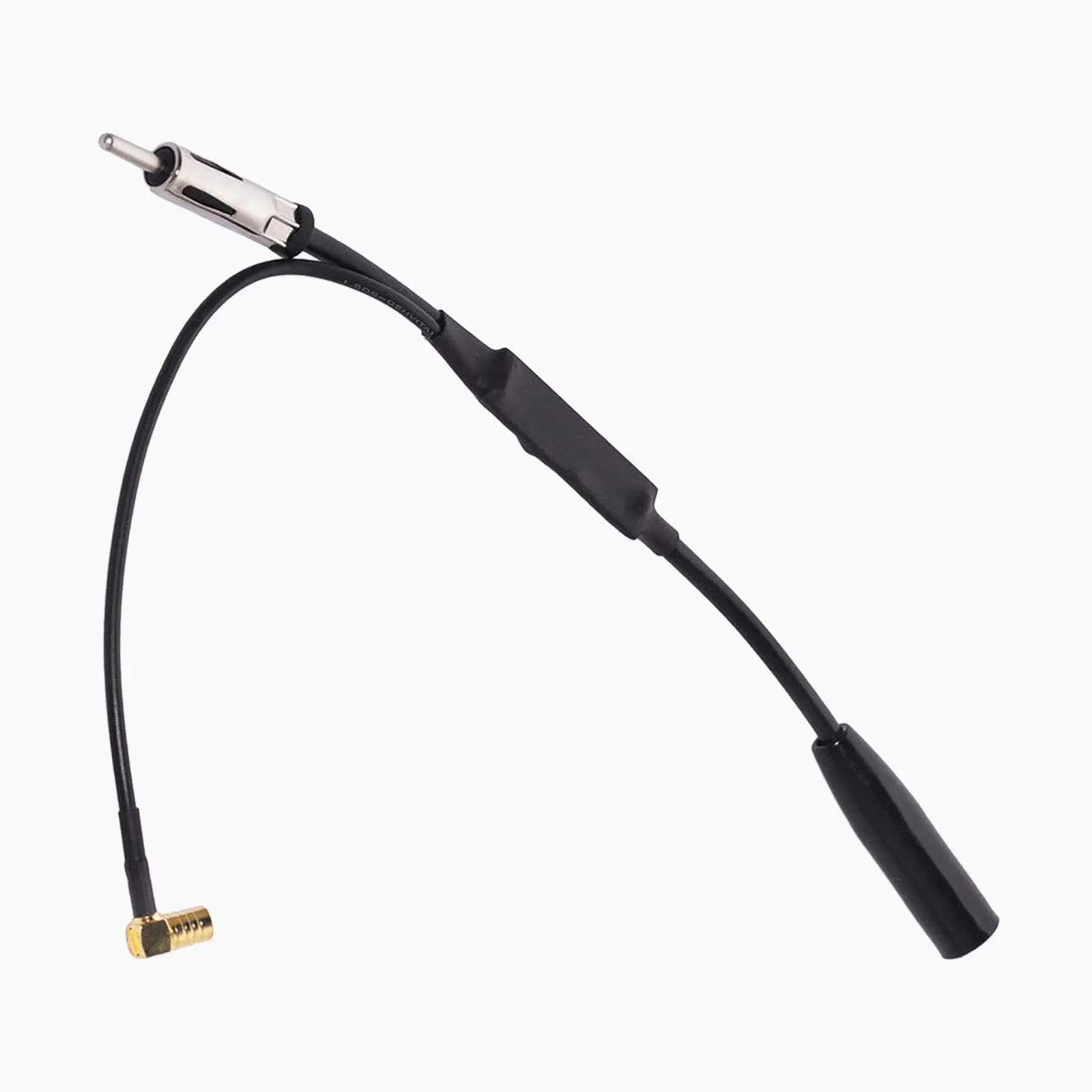 Smb Antenna Splitter, Din Male Plug to Din Female Socket Cable, FM AM DAB Car