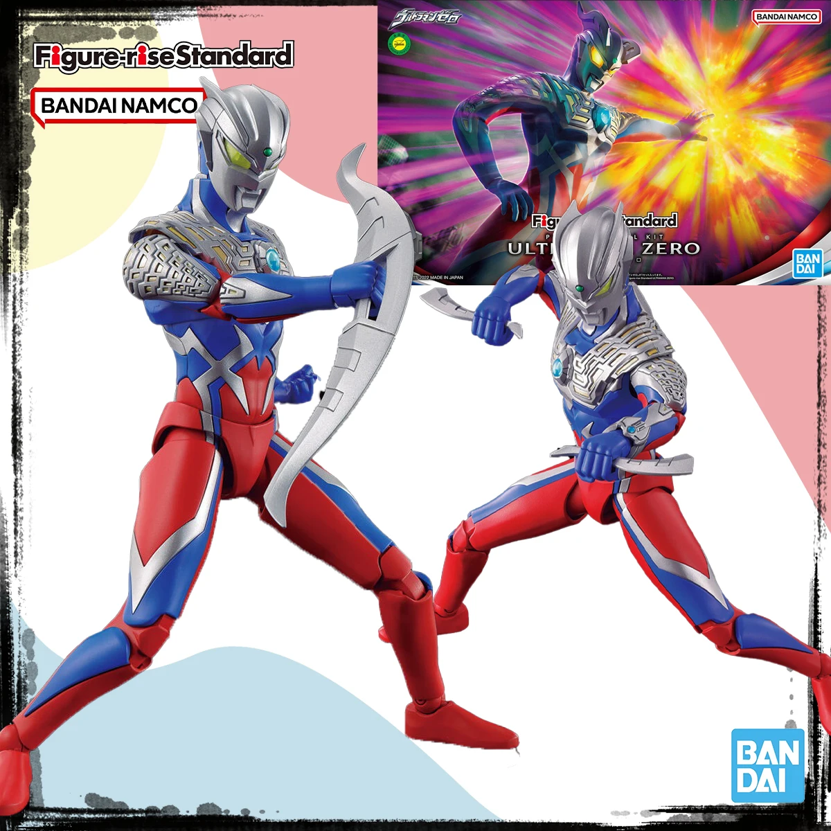 

Bandai Genuine Original FRS ULTRAMAN Model Kit In Stock Anime Figure ULTRAMAN ZERO Action Figures Assembly Model Toys Gifts