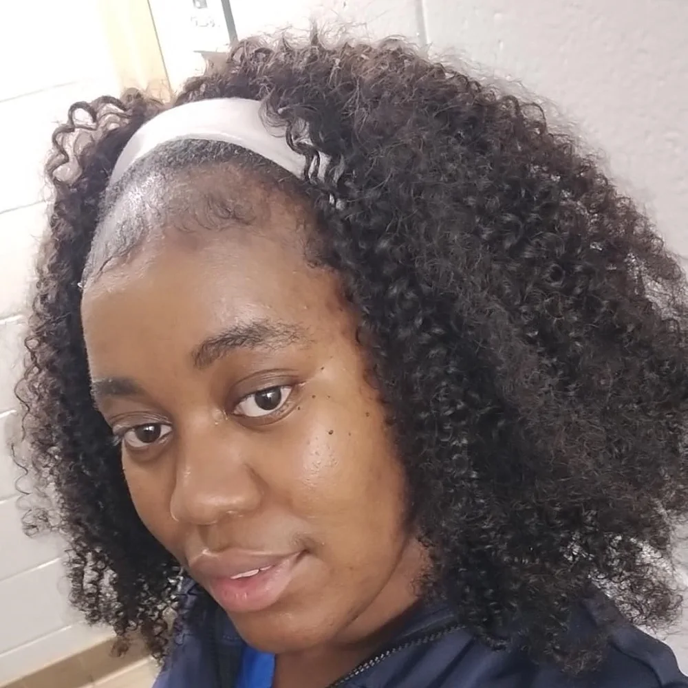 

Полупарик 3 в 1, парики, парик с завязками, плотность 200%, бесклеевые парики, 100% человеческие волосы, натуральный черный