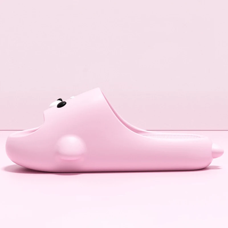 Pantuflas de mujer para el verano, con suela suave y antideslizante, ideales para el baño, con diseños de dibujos animados, para usar en interiores y en casa. Sandalias informales para hombre, suaves y cómodas, perfectas para la playa.