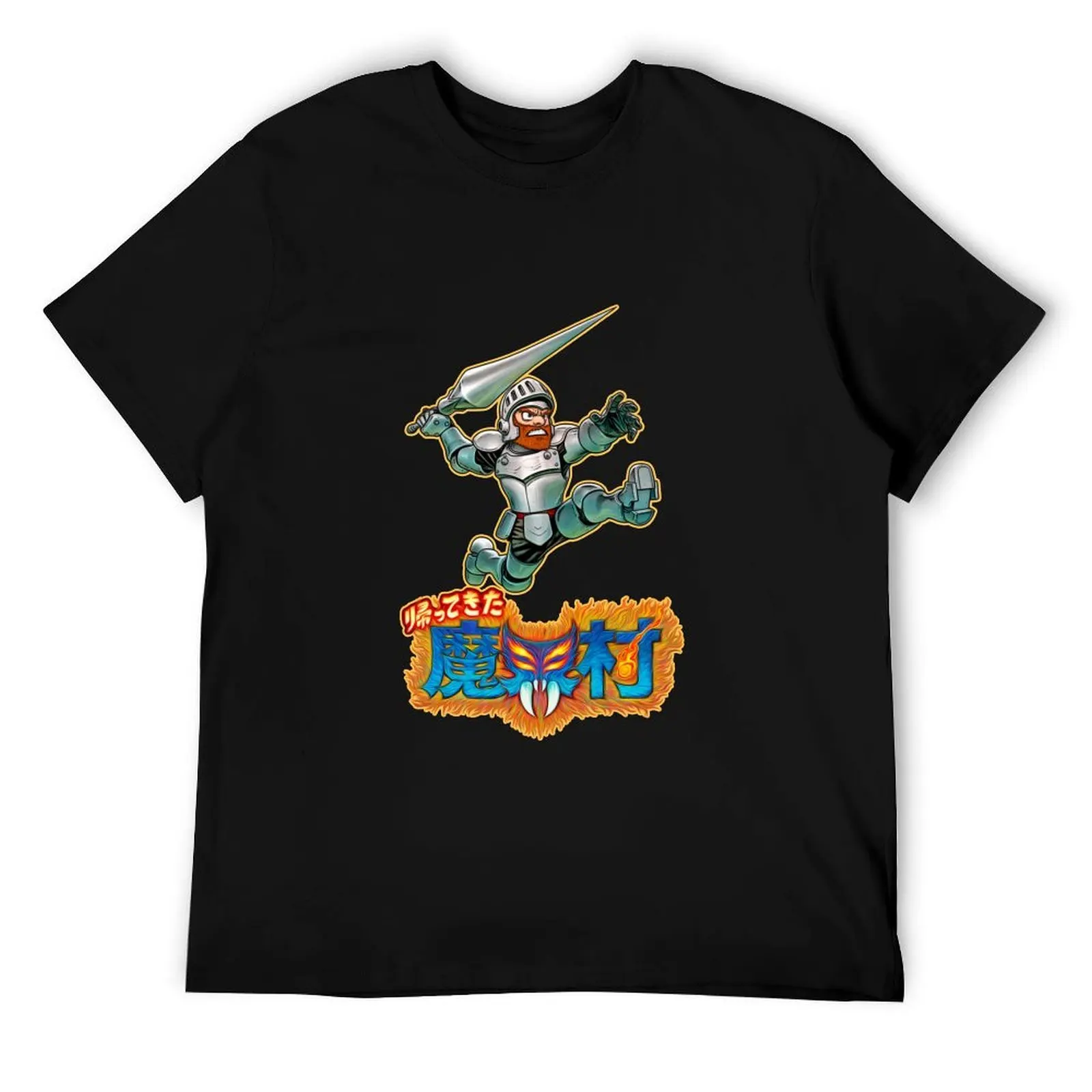 

Ghosts n goblins resurrection sticker T-Shirt t shirts for man cotton soft t shirt man luxury T-Shirt