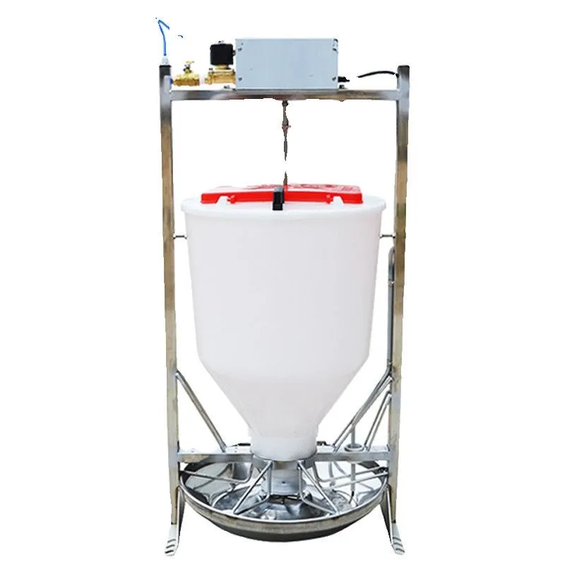 Free feeding pig food stainless steel pig feeding machine y