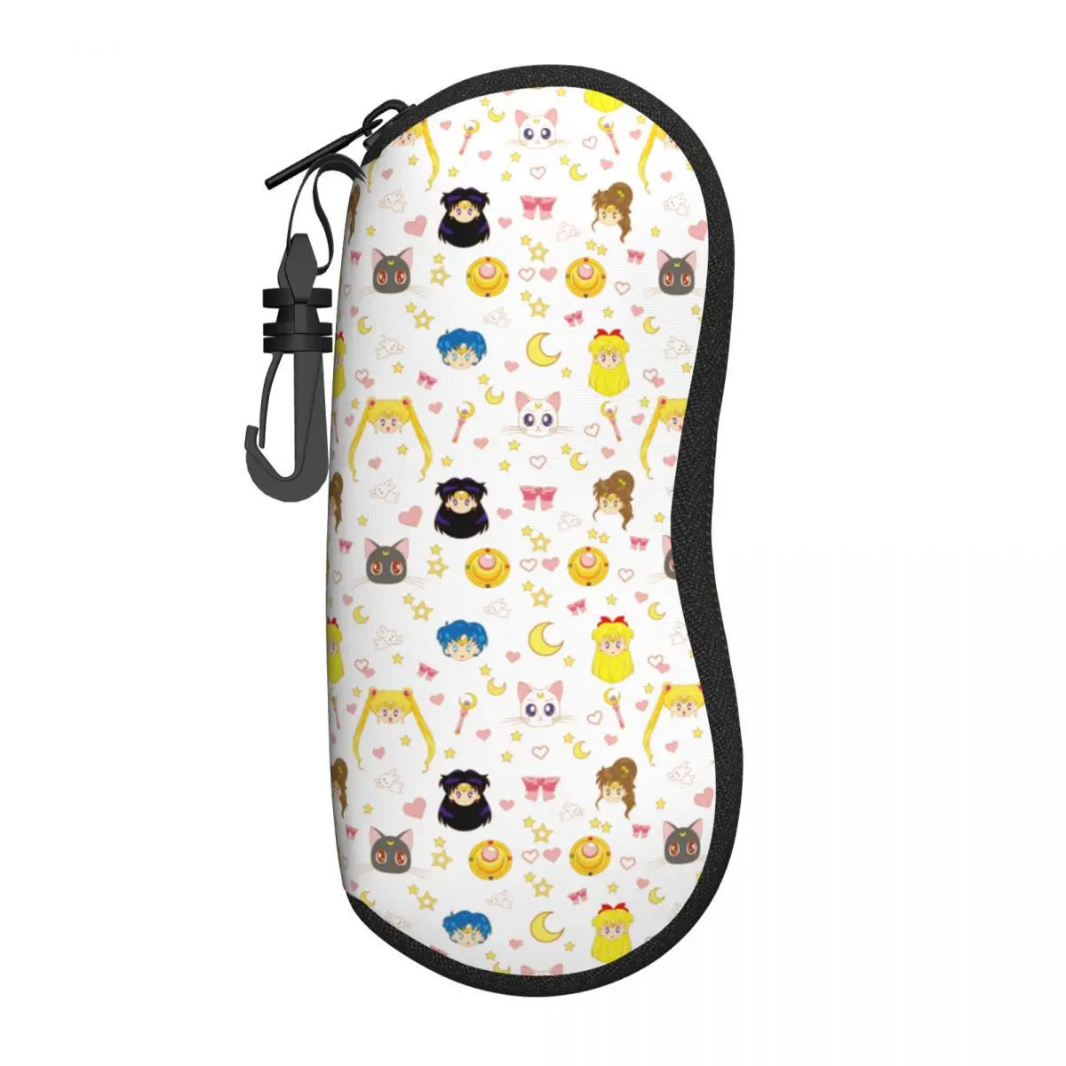 

Cute Sailors Moons Luna Girls Anime Glasses Case Portable Luna Reading Storage Box Cartoon Sunglasses Box