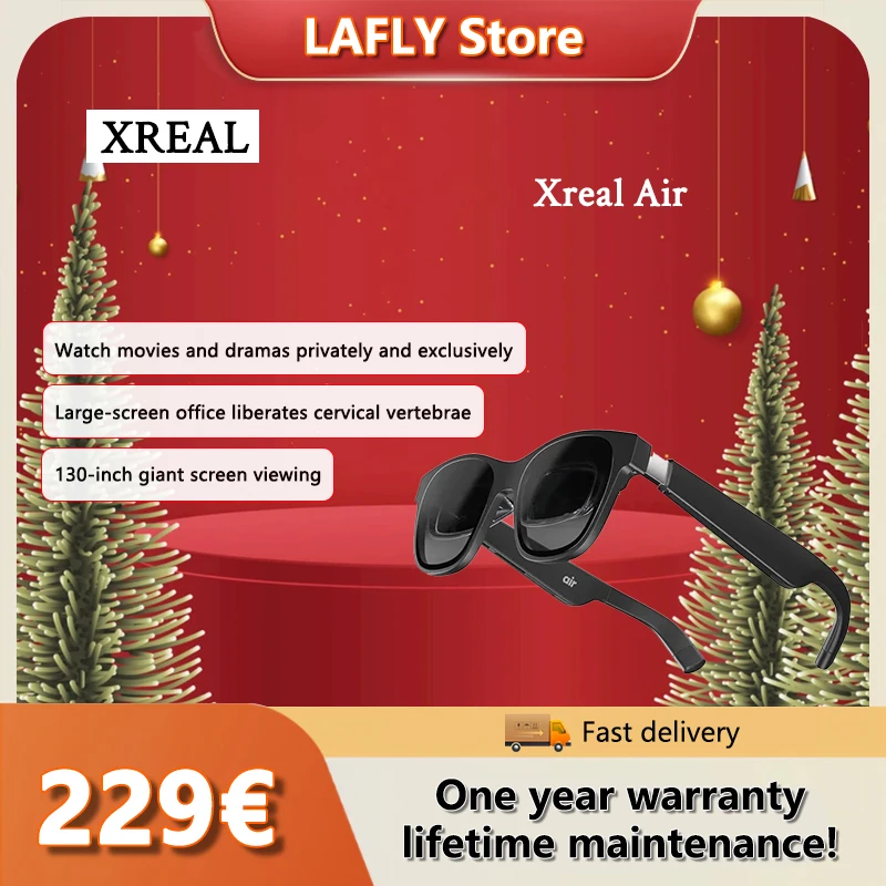 XREAL Air Smart AR Glasses Portable 130-Inch Screen 1080P Viewing Mobile Computer VR Gafas De Realidad Virtual