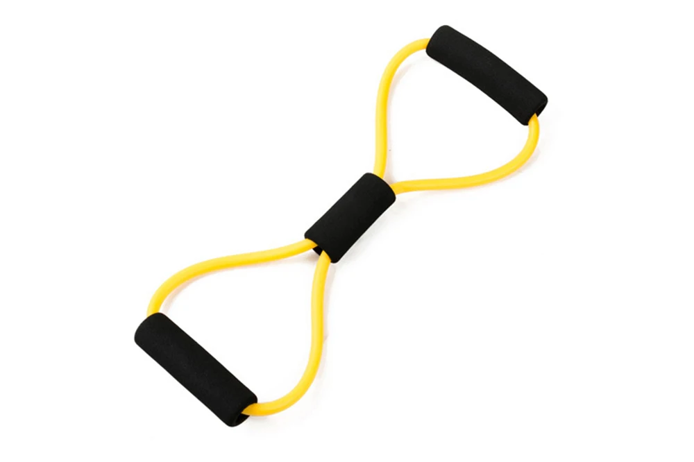 Yoga-Widerstandsbänder, elastisches Band, Sport-Übungszieher, 8-förmiger Brust-Expander für Bodybuilding, Heim-Fitnessstudio, Fitnessgeräte – Detail 7