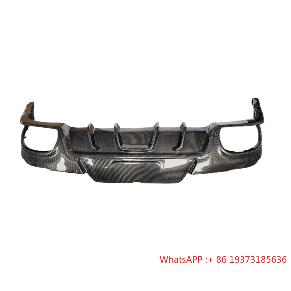 14-16 Year 970 970.2 Panamera Carbon Fiber A-Style Rear Diffuser Lip Body Kit Premium Body Parts