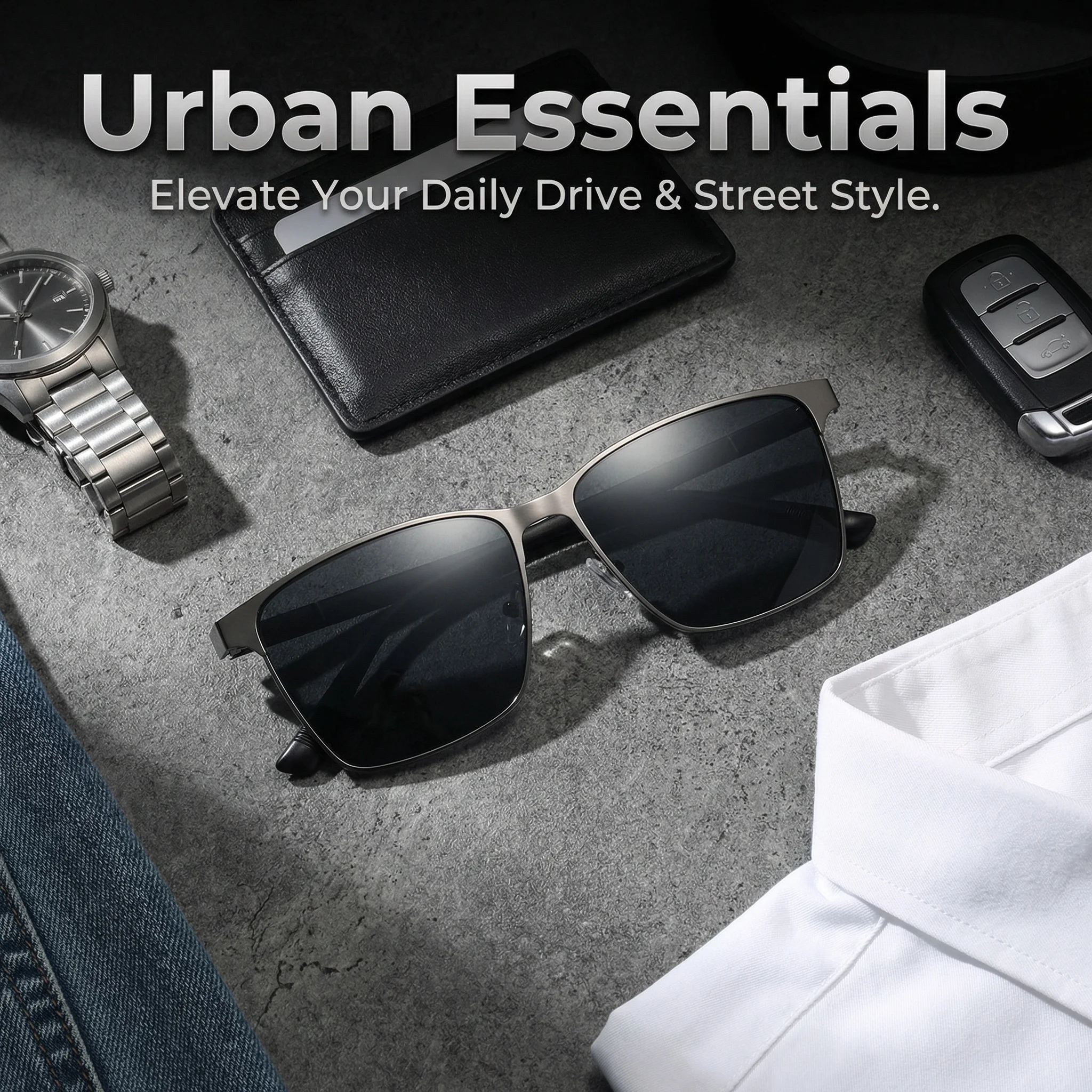 New Polarized Sunglasses Classic Vintage Men Sunglasses Anti-Reflective Mirror Men Out Door Sun Glasses Fashion Glasses Uv400