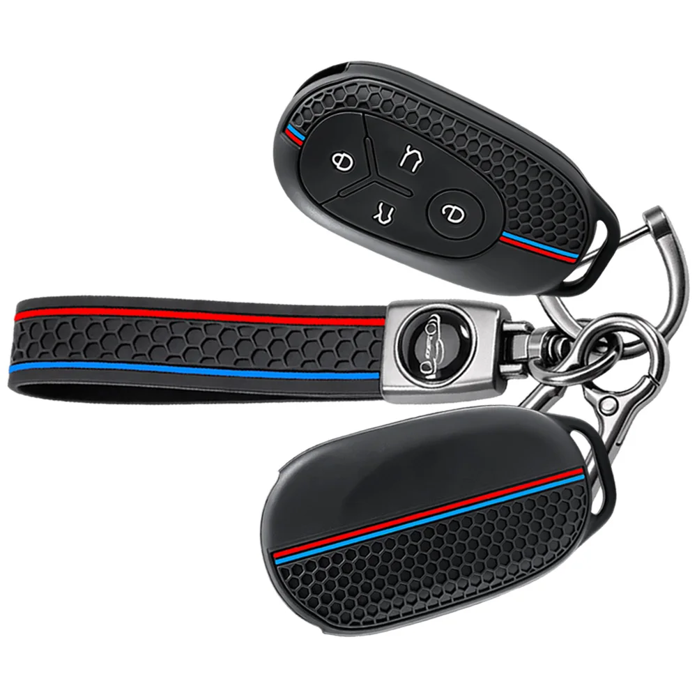 Protective Key Cover With Lanyard For Geely EX2 GEOME EX2 MMEX2 Max Xingyuan Galaxy Light Star Wishes Proton EMAS Exact Fit